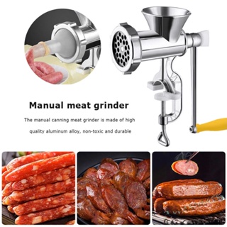 Manual Meat Grinder & Sausage Noodle Dishes Handheld Making