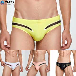 Mens Swimwear Summer Men Pad Push Up Swim Briefs Sexy Low Rise