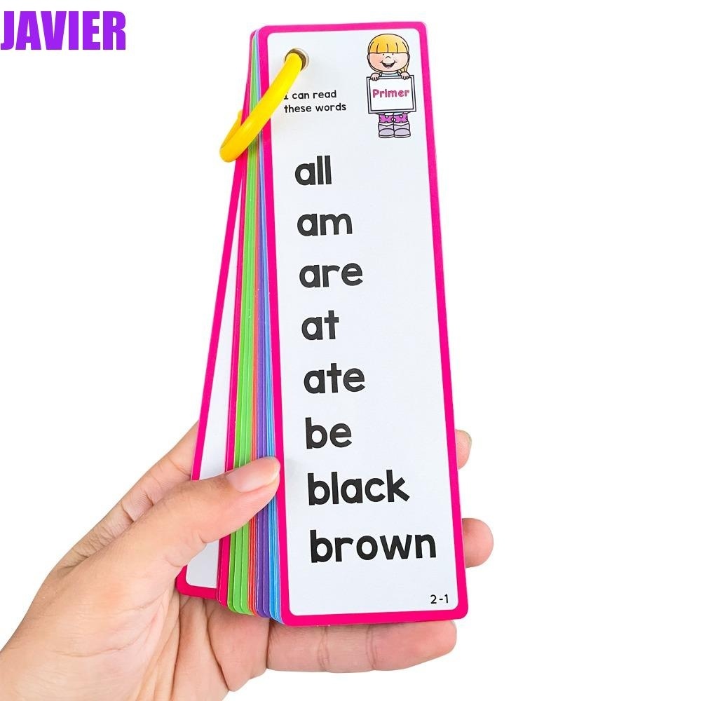 JAVIER English Sight Words Learning Cards, Vocabulary Building ...