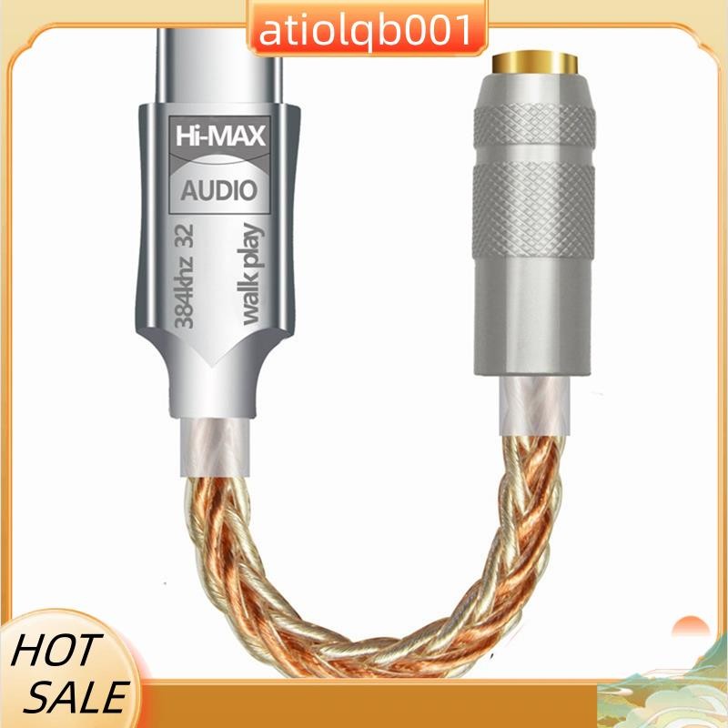 Type C to 3.5mm HiFi Earphone Adapter USB C Audio Decoder AMP Adapter ...