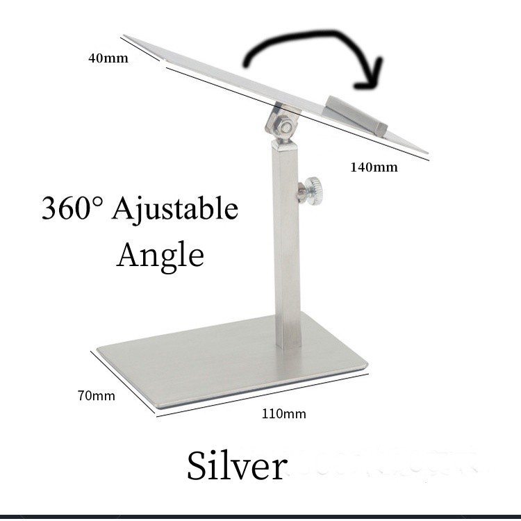Stainless Steel Adjustable Height Shoe Rack Rotating shoe rack High Heel Shoe Display Stand