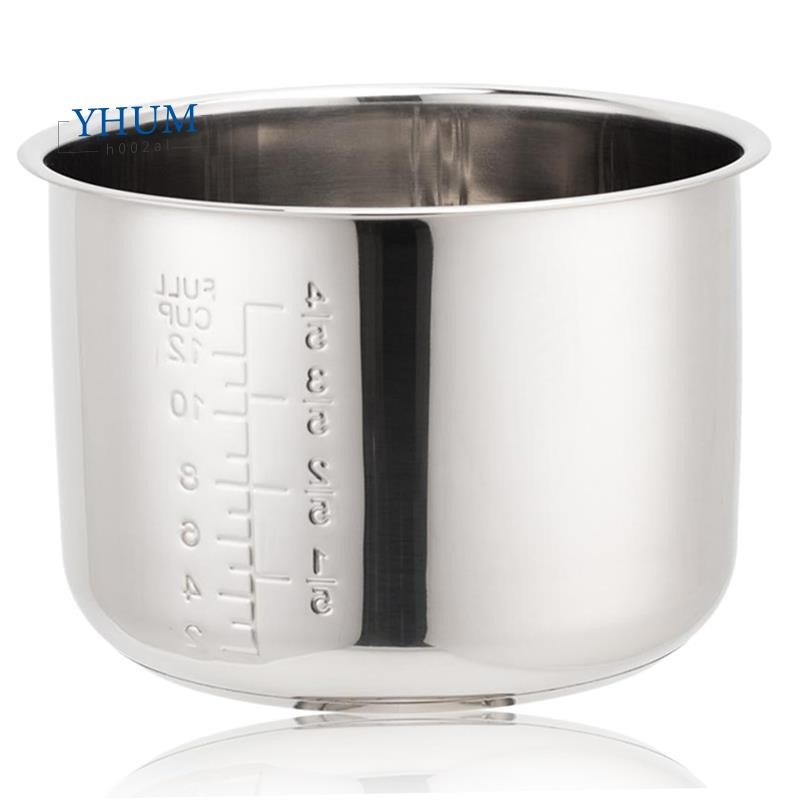 Stainless Steel Rice Cooker Inner Pot 5L,with Scale for Rice Pot Rice ...