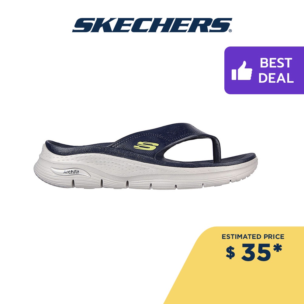 Skechers Men Foamies Arch Fit Arch Fit Foamies Walking Sandals 243158 Nvy Slipper Casual 6444