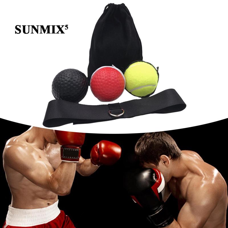 [ Boxing Ball Headband Improve Reaction Speed Punching Speed Boxing