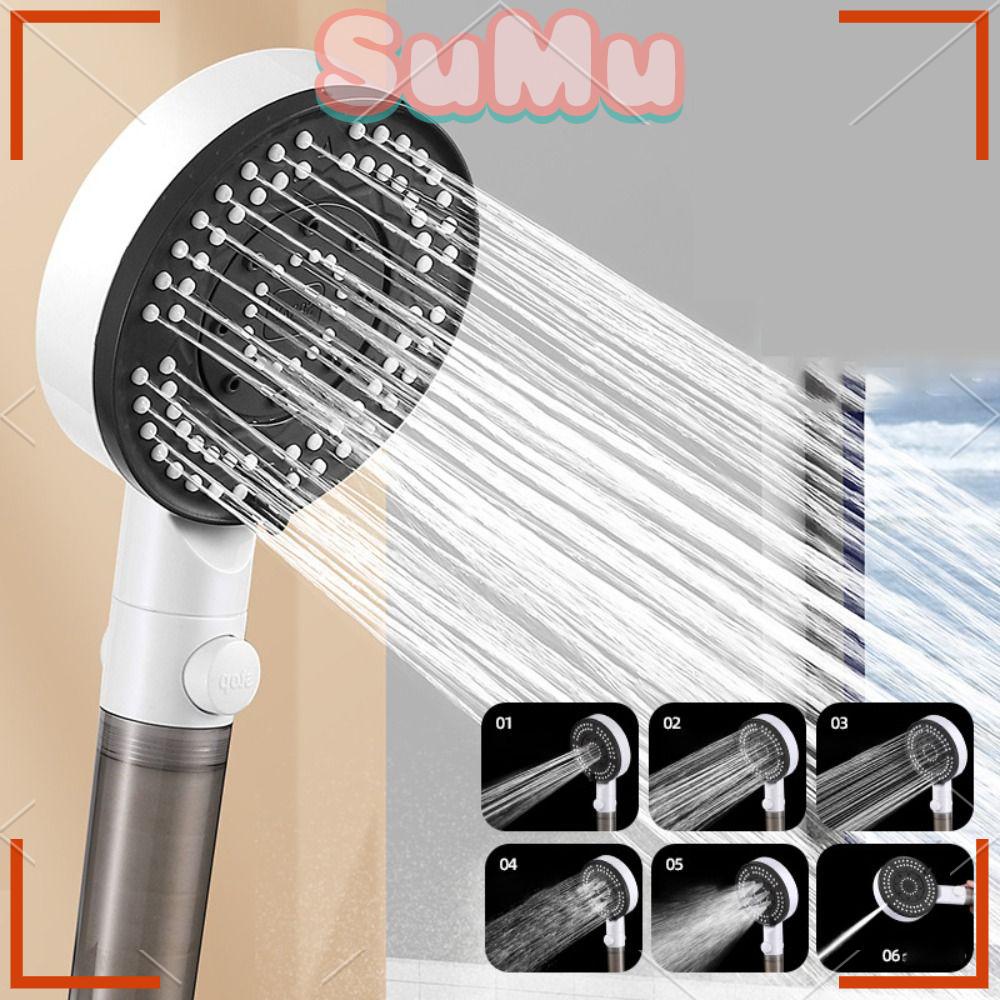 SUMU Rain Showerhead, High Pressure Shower Head Support Filter Shower