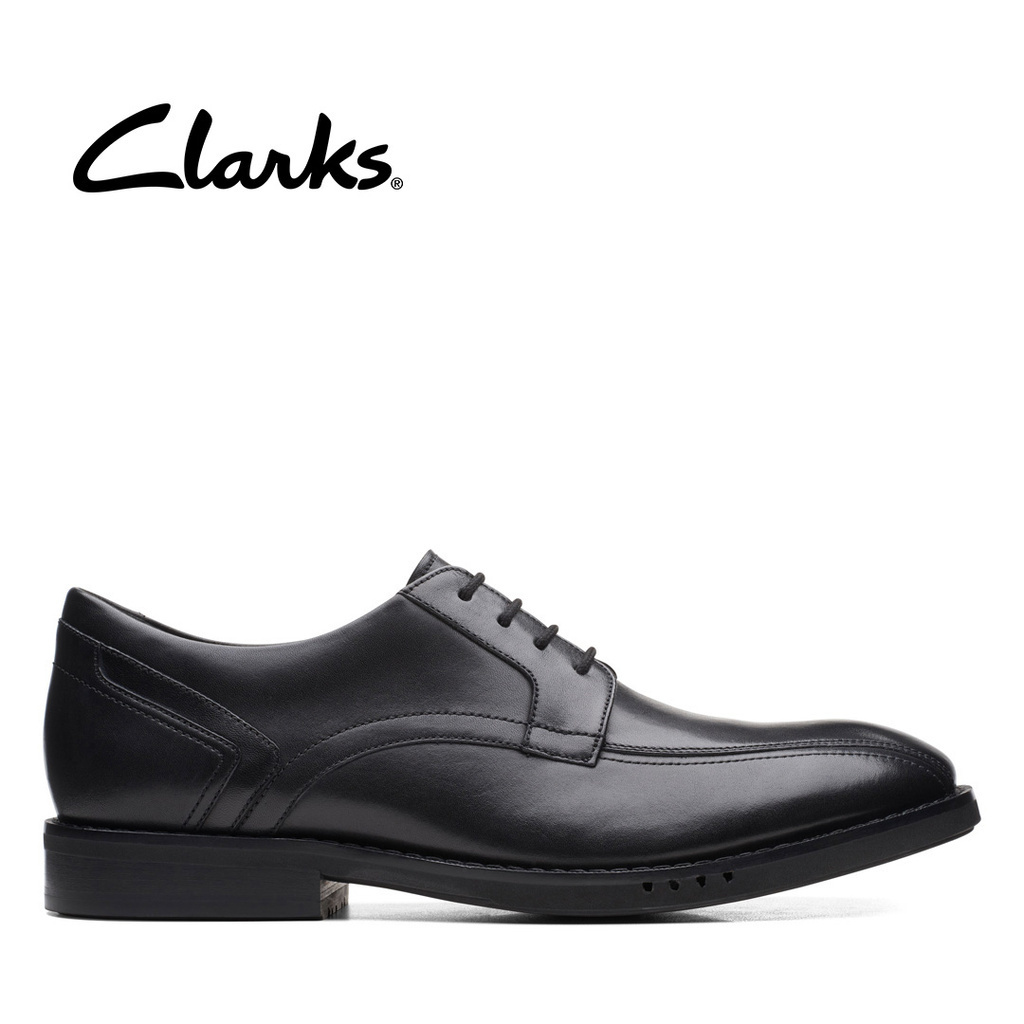 Clarks mens 2024 black brogues