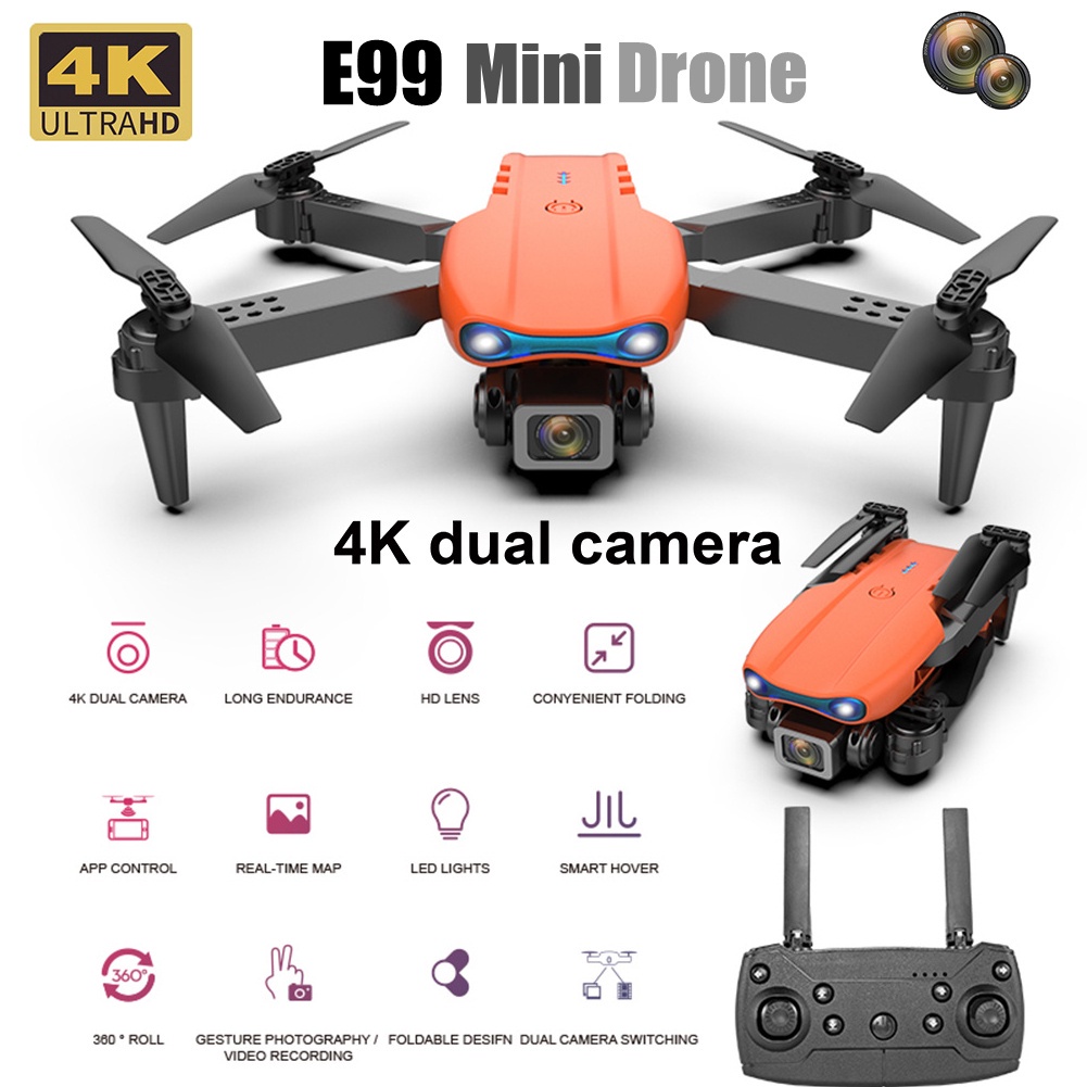 E99 K3 Pro Mini Drone 4K Profesional HD Dual Camera 1080P Obstacle Avoidance Fpv RC Drones Quadcopter Rc Helicopters Toys Boys