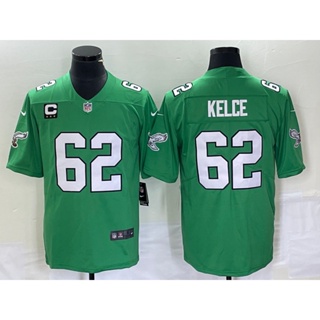 Game Men's Jason Kelce White Road Jersey - #62 Football Philadelphia Eagles  Size 40/M