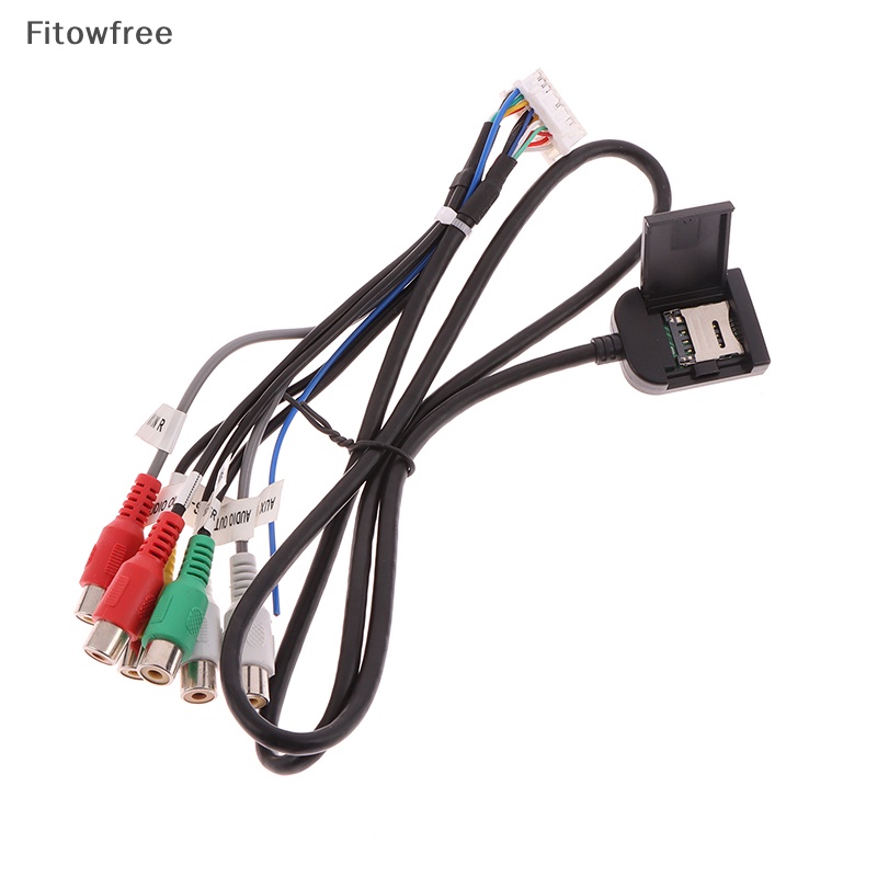 Fitow 20 P Plug Car Stereo Radio RCA Output AUX Wire Harness Wiring