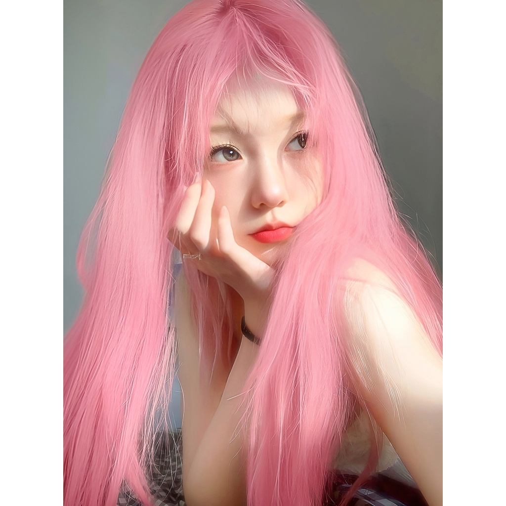 Pink wig singapore deals