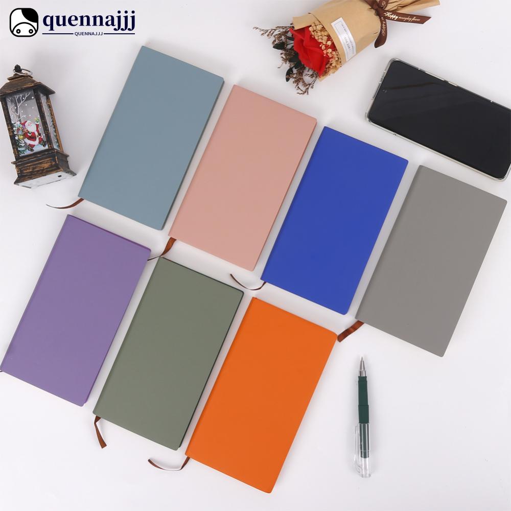 QUENNA A6 Soft Notebook PU Leather Planner Agenda Week Planner ...