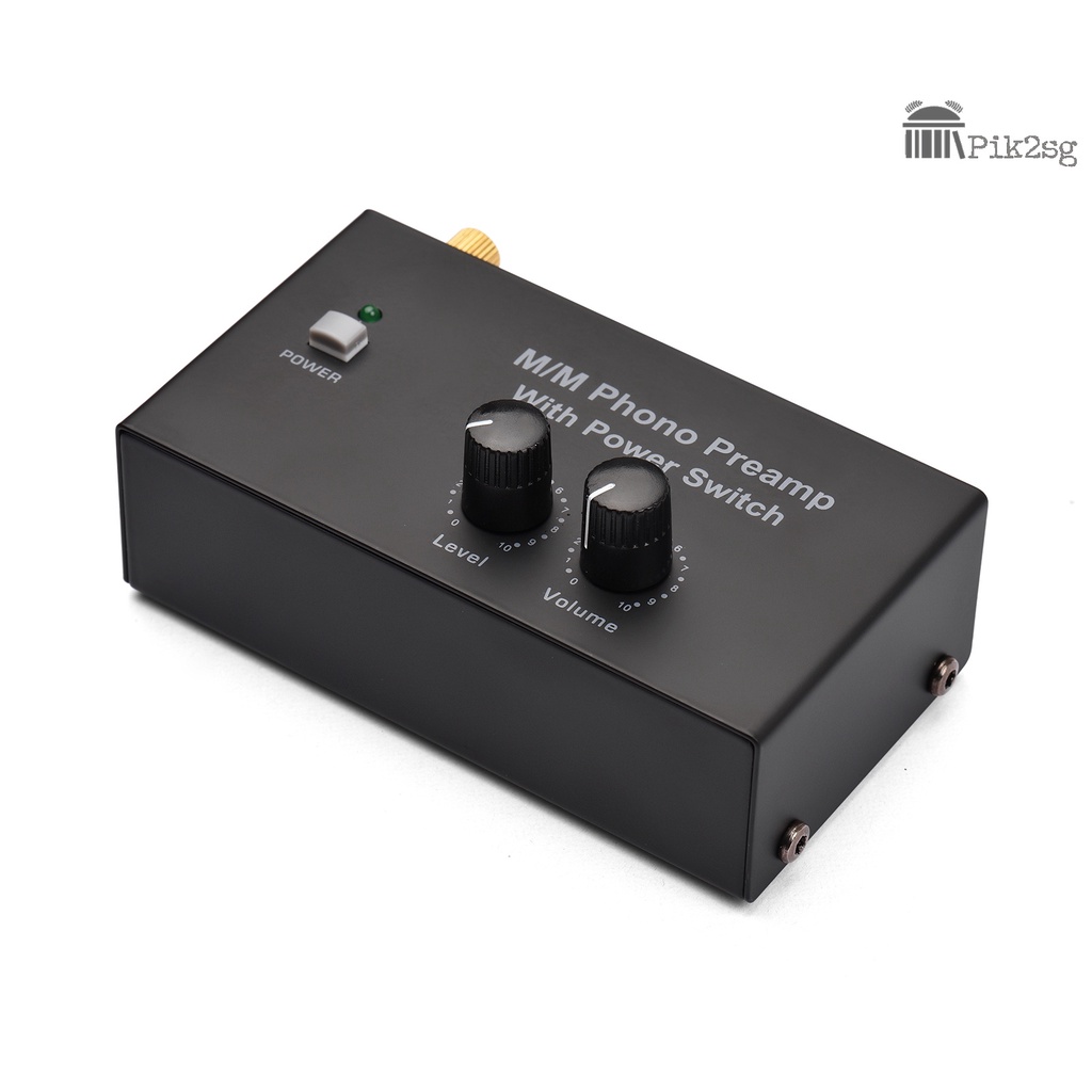 M/M Phono Preamp with Power Switch Preamplifier with