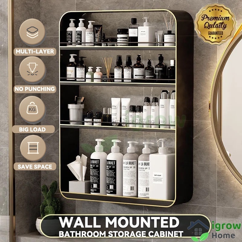 JINQUANJIA Bathroom Storage Toilet Toiletry Organiser Wall