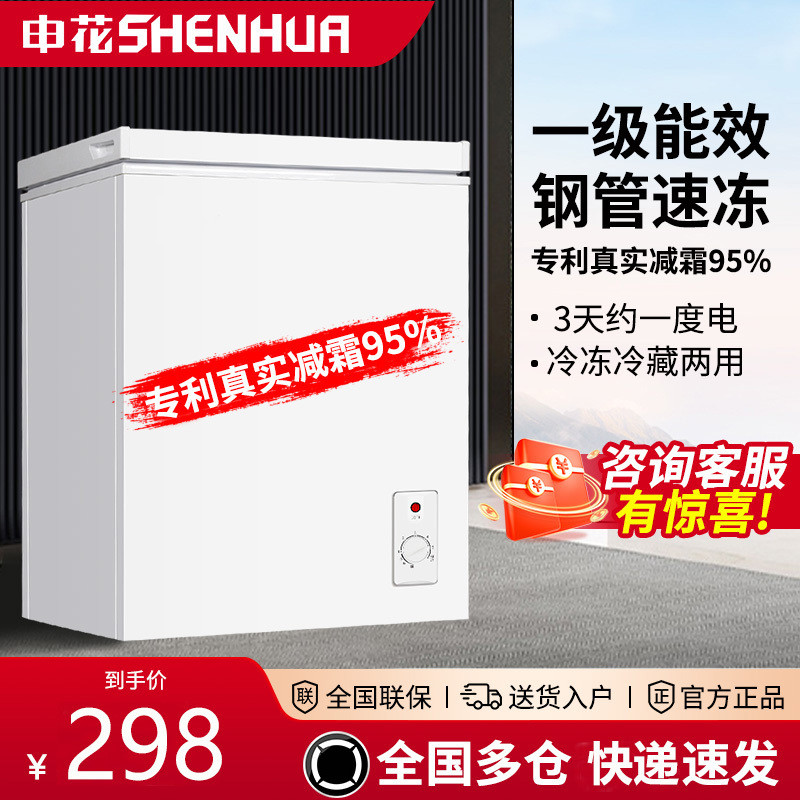 Shenhua First-Class Energy-Saving Small Freezer for Home Use, Mini ...