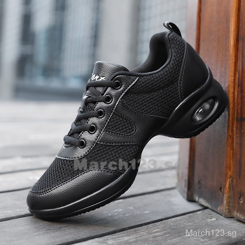 Women's Mesh 4.5cm Training Performance Practice Sneakers Dance Shoes Jazz Dance