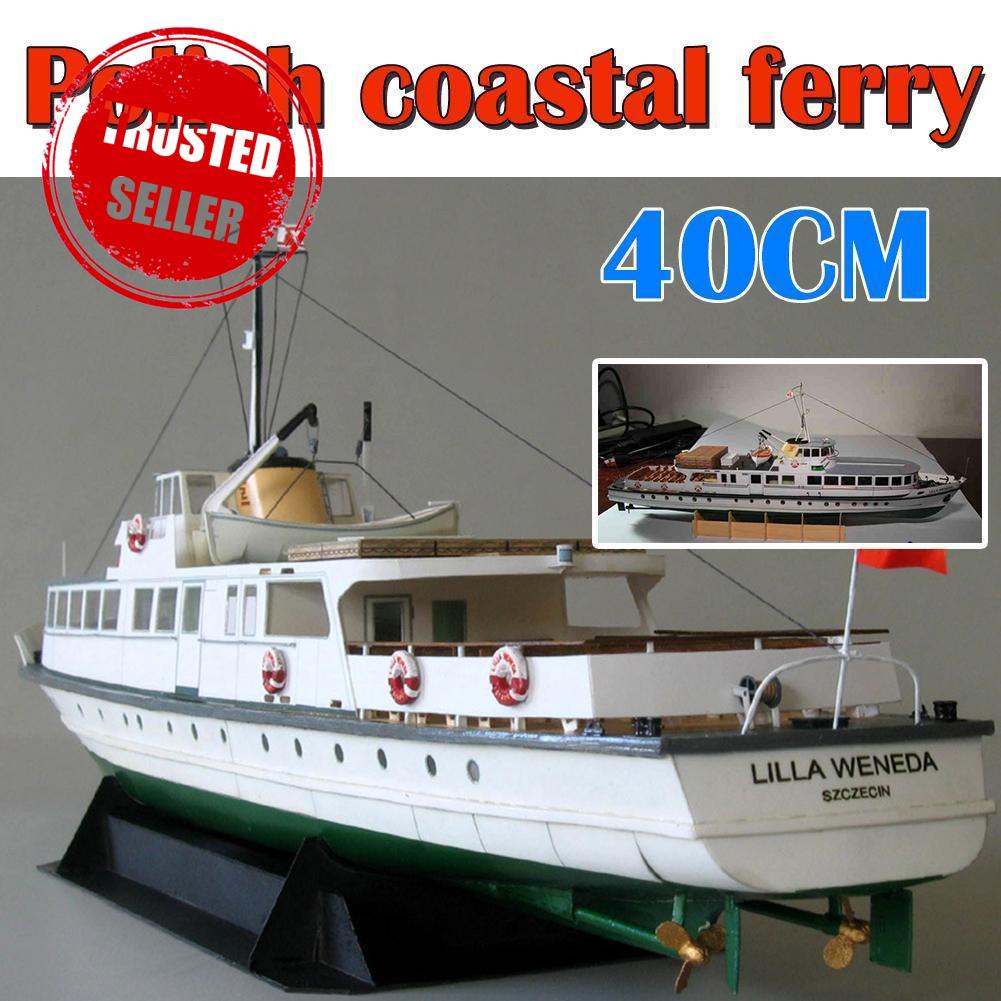 DIY Paper Model 1100 Polish Coast Ferry Ship Lilla Assemble Education