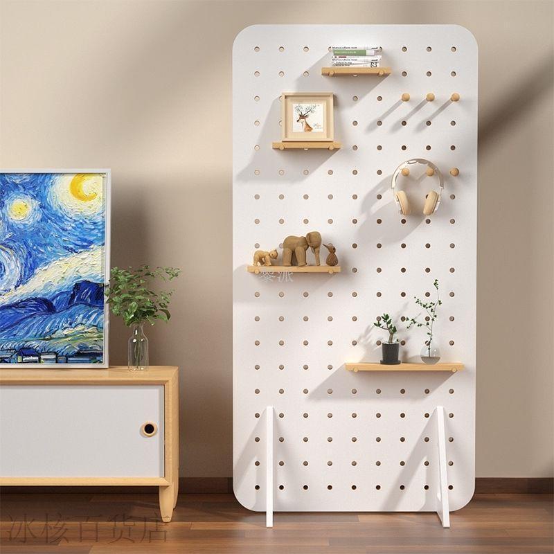 Wire-Wrap Board Screen Storage Rack Solid Wood Japanese Style Living ...