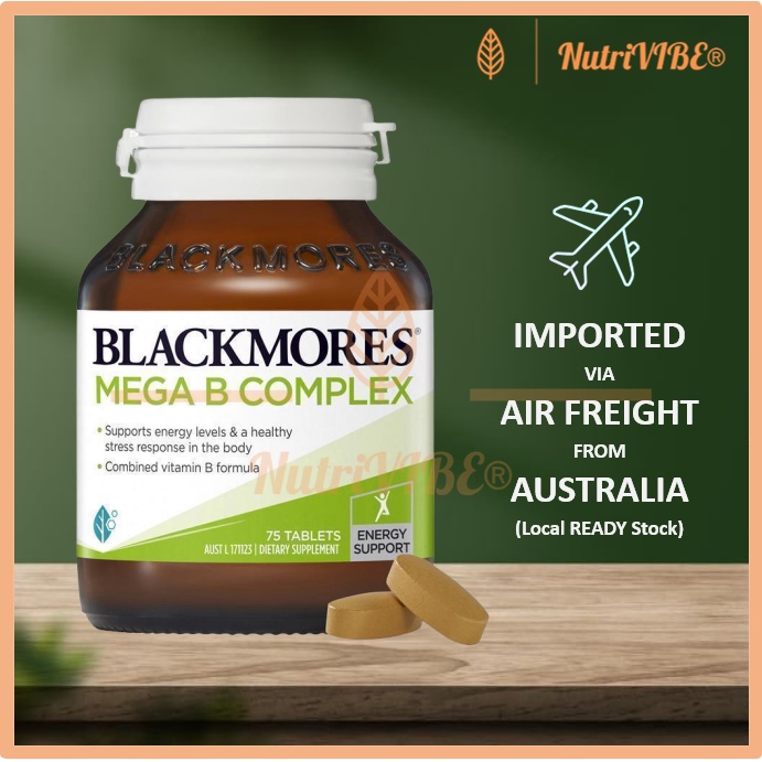 [Ready SG Stock] Blackmores Mega B Complex 31 / 75 / 200 Tablets B