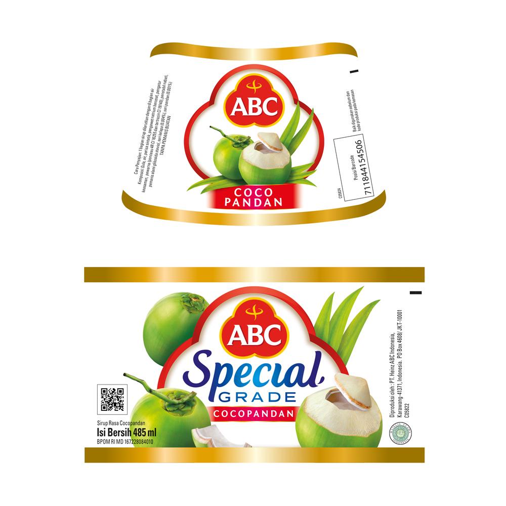 ABC Sirup Special Grade Cocopandan 460 ml - Multi Pack 4 pcs - Gambar 2