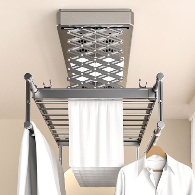 Houzi A27 Automated Laundry Rack Oupu OUPU Electric Clothes Hanger Automatic Lifting Intelligent Balcony Shopee Singapore