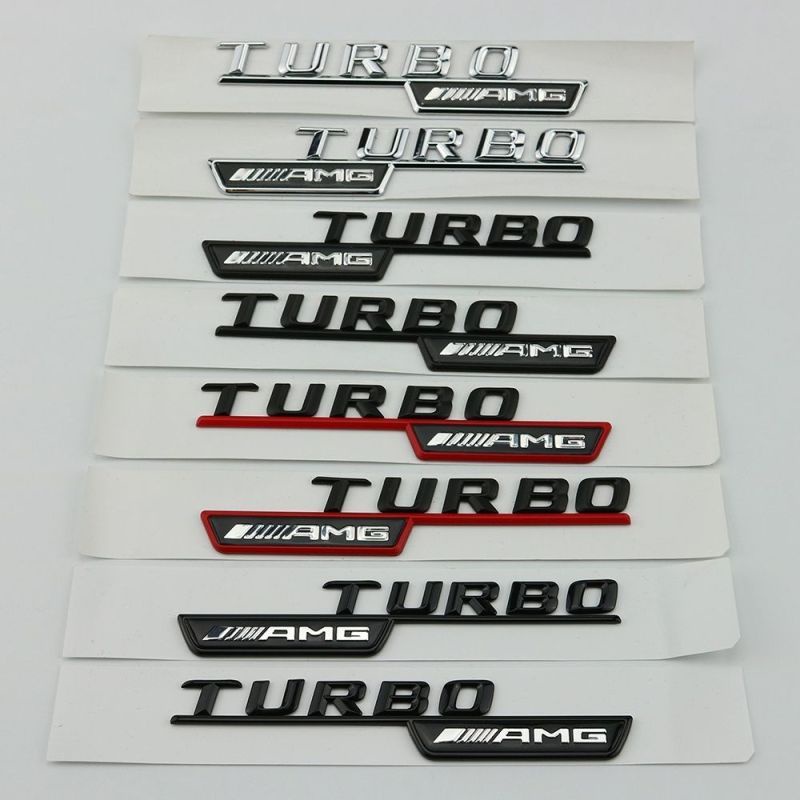 Benz Body Logo Sticker Car Logo Modified BITURBO Car Logo TURBO 4MATIC ...