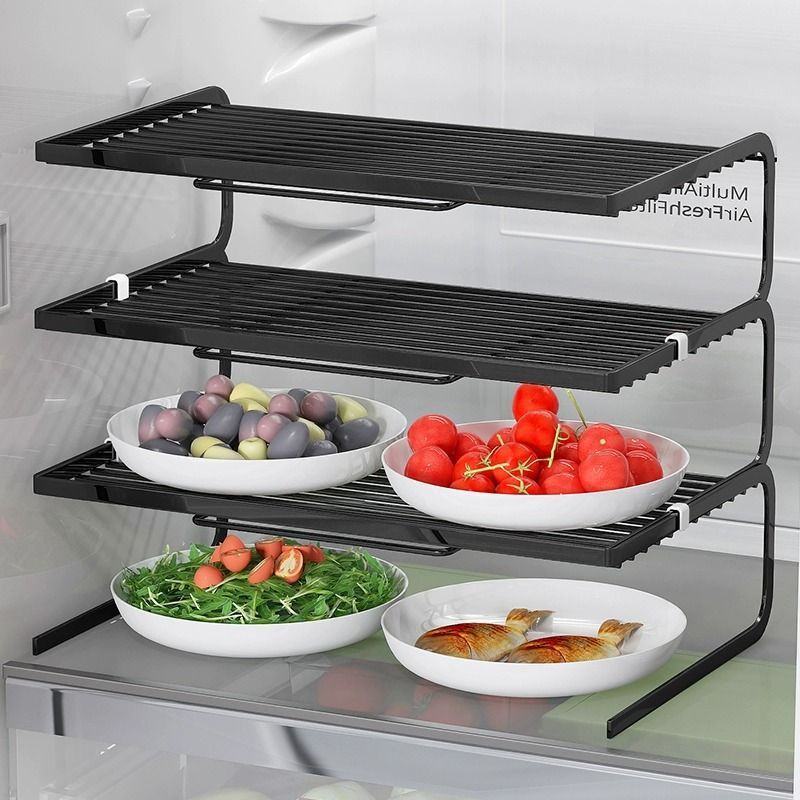 Refrigerator Storage Rack Internal Storage Artifact Shelf Kitchen ...