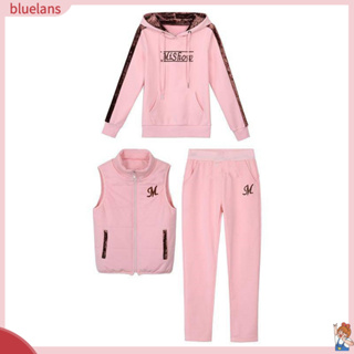 Fall Winter Tracksuits Two Piece Set Pink Letter Print Solid Casual Outfits  Zip Sweatshirt + Pockets Pants Set Women Sweat Suit