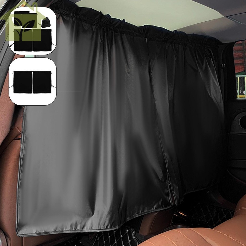 Car Privacy Curtains Universal Car Divider Curtain Between Rear Seat ...