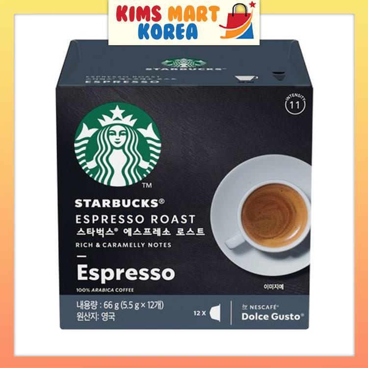 Starbucks Nescafe Dolce Gusto Espresso Roast Capsule Coffee 5.5g x ...