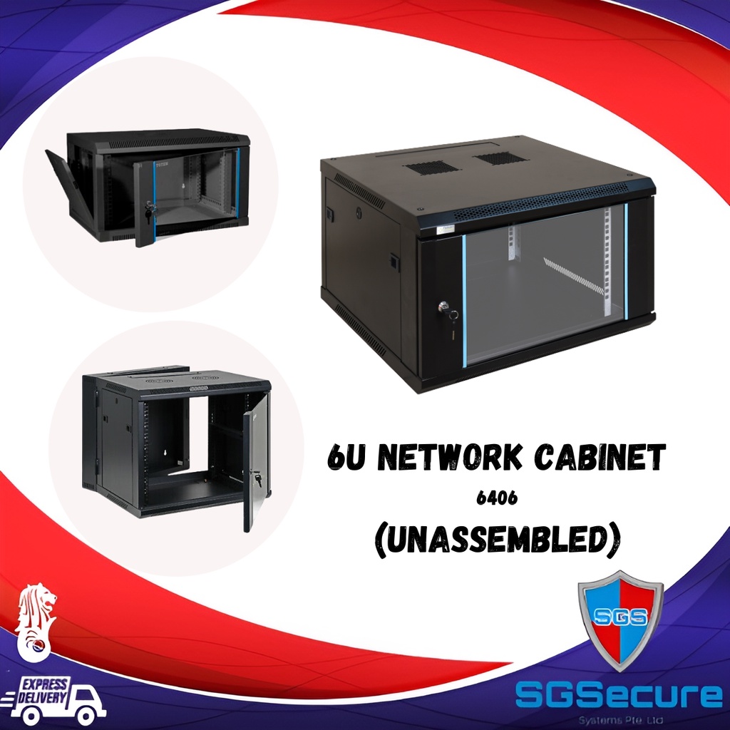 TC-6U-600 / 6u Server Rack/Wall-Mount Network Cabinet (UNASSEMBLED ...
