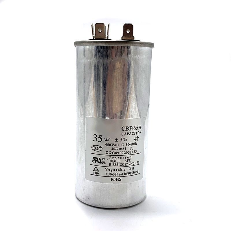 Cbb65 Air Conditioning Compressor Starting Capacitor 25uf 30uf 35uf 60uf 70uf100uf 450V/Air