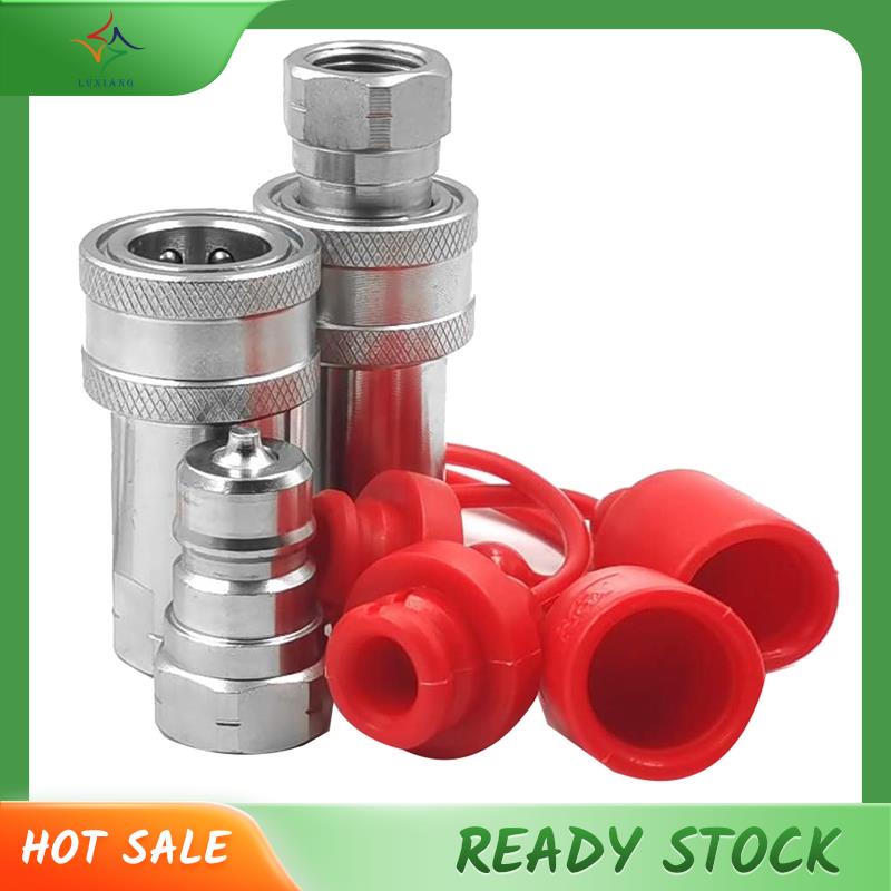 [luxiang] 3/8Inch NPT Thread ISO72411A Hydraulic Couplings Tractor