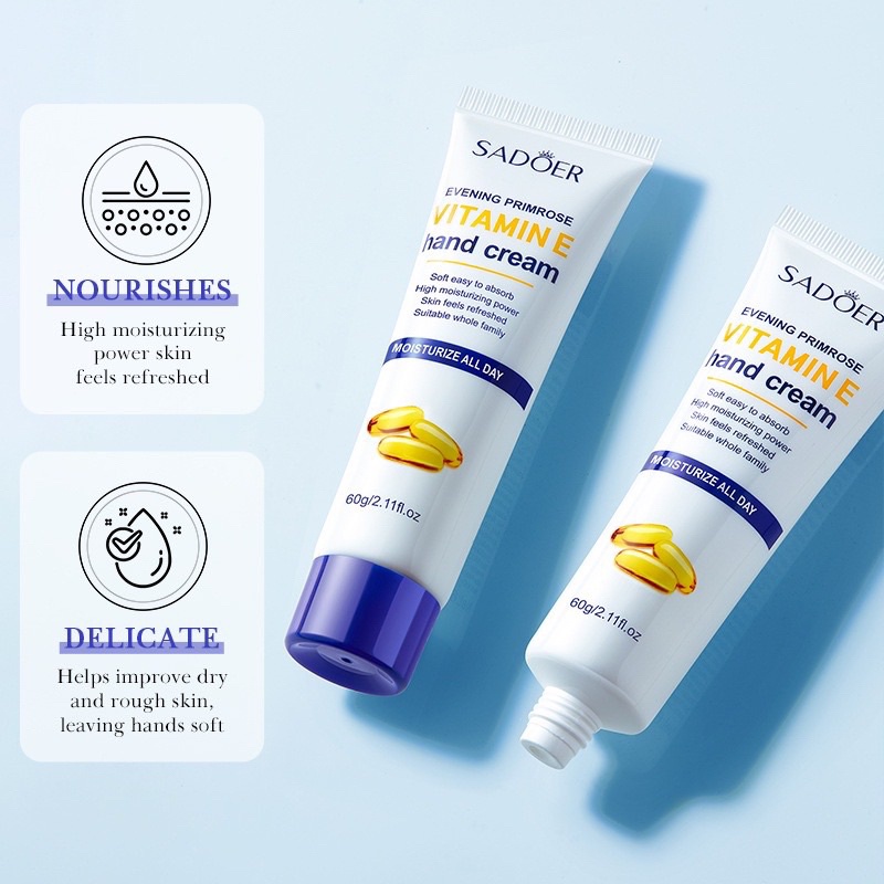 SADOER Evening Primrose vitamin E Hand cream Urbanglam Scents
