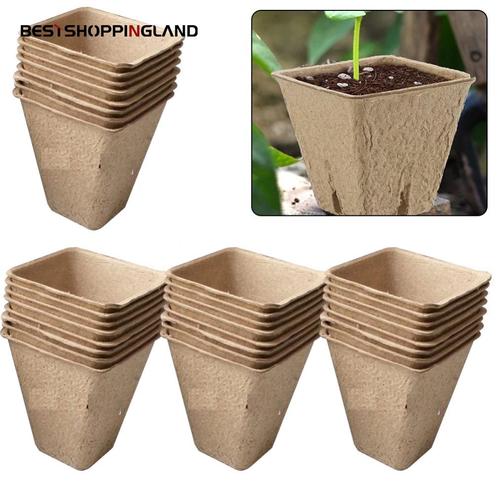 Biodegradable Pulp Peat Plant Pots Eco Friendly