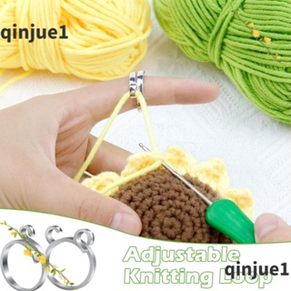  8pcs Adjustable Crochet Rings, Knitting Crochet Loop