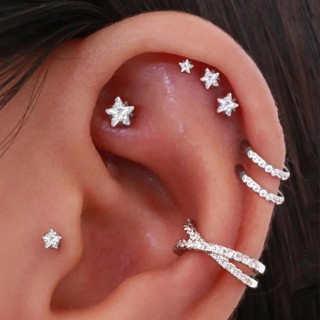 Cartilage hot sale ball earrings