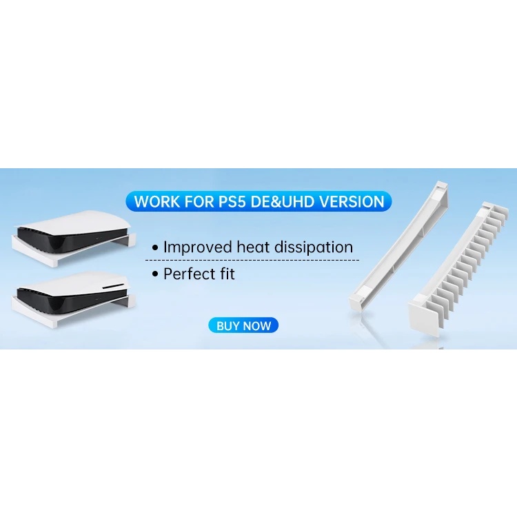 For PS5/Slim Console Wall Mount Bracket Holder For Playstation 5 ...