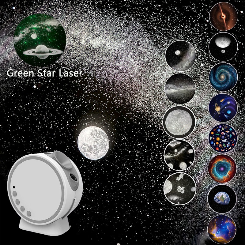 UNOLUX Galaxy Star Projector for Bedroom with 8 Replaceable Optical ...