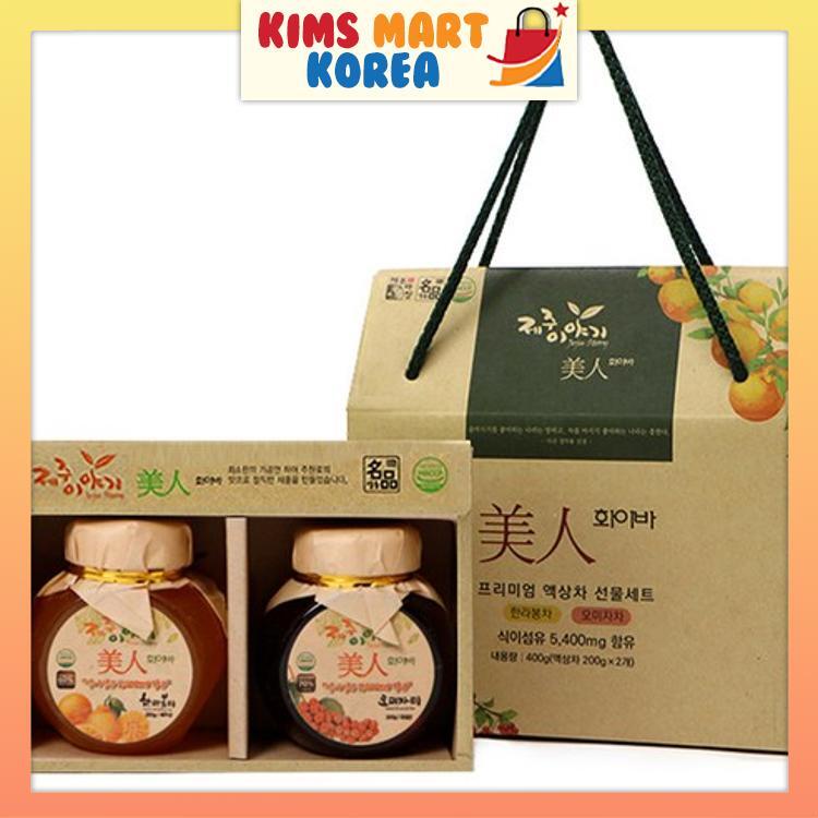 Jeju Story Hallabong Tea & Omija Tea Korean Drink Food 200g x 2pcs ...