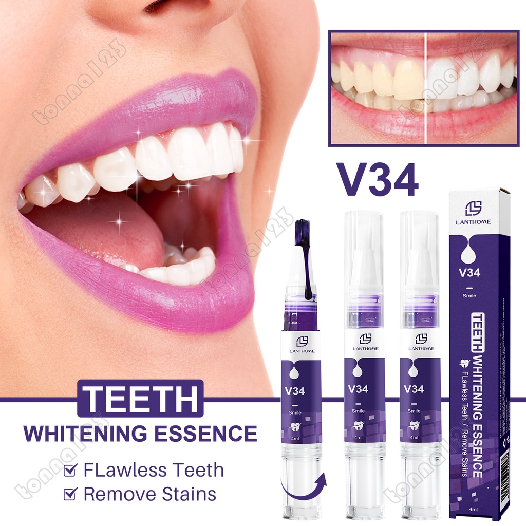 Lanthome V34 Teeth Whtening Toothpaste Pen Tooth Gel Brighten Clean ...