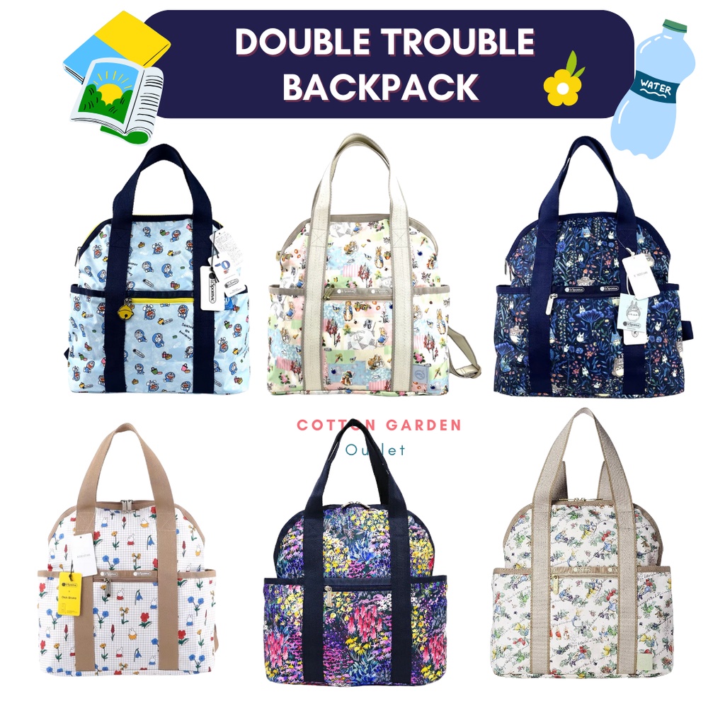 Double shop trouble backpack