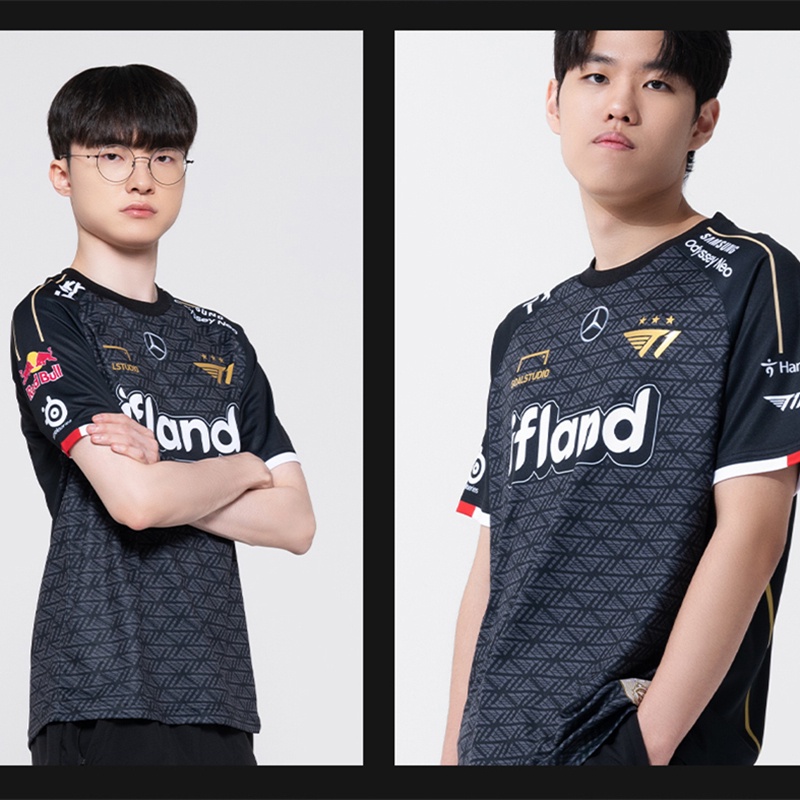 2023 T1 Uniform Worlds Jersey，T1 Team Supporters Men's T -shirts
