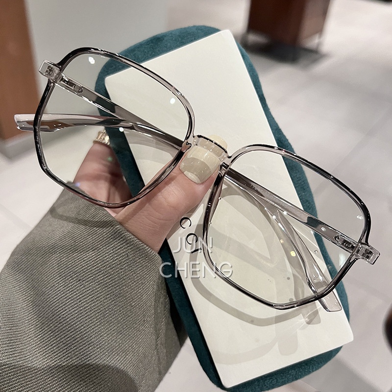 Korea Ultra Light square Glasses For Women Polygonal Glasses Frame For ...