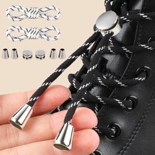 1 Pair Leather Lace-in Boot Zipper Inserts 8 Eyelet Zipper No Tie Zipper  Boot Laces Tieless Shoe Laces 