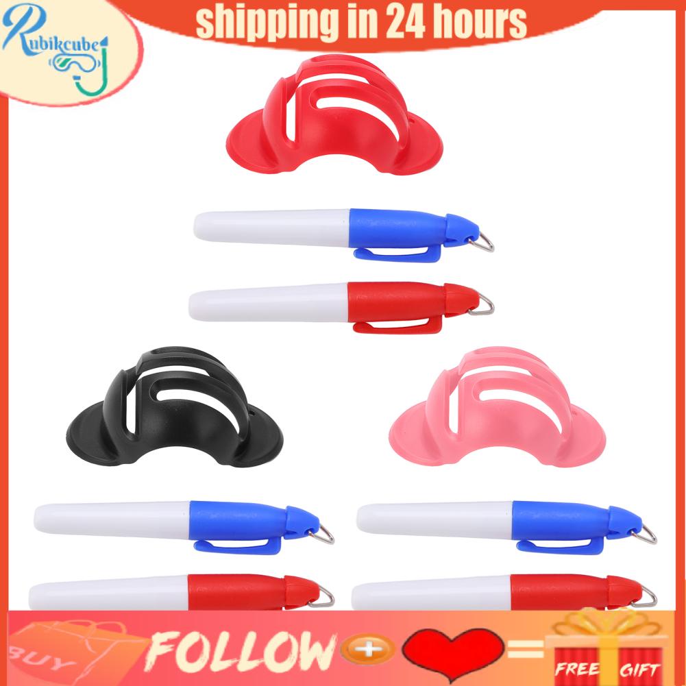 Rubikcube Golf Line Drawing Device Unique Identification Symbols Ball