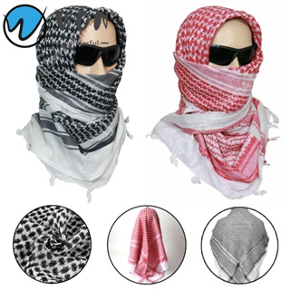 Shemagh Head Scarf Arab Keffiyeh Desert Mens Women Checkered Neck Wrap Shawl