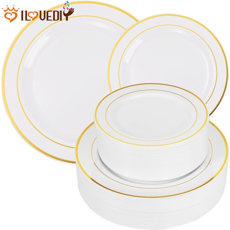 Elegant plates for wedding sales