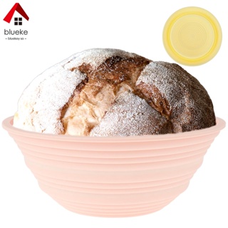 2Pcs Bread Proofing Basket Silicone Oval Dough Proofing Box Foldable  Non-Stick.