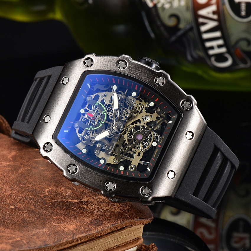 New Richard craft mechanical quartz single Calendar men's watch ...