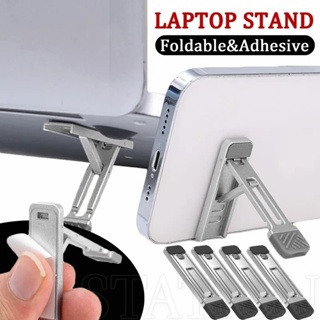 Oatsbasf 3 in 1 Vertical Laptop Computer Stand For MacBook Pro Tablet Phone  iPad Foldable Notebook Gravity Bracket Space Saving